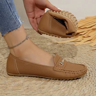 Women Flat Shoes New Soft Breathable Shoes for Women Comfortable Walking Shoes Spring and Autumn Lightweight Casual Loafers 1