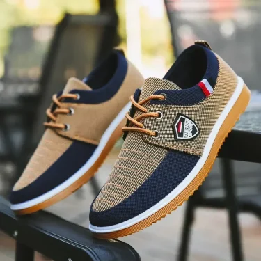 Men's casual shoes Vulcanized Work loafers Mesh Lightweight Man sports shoes Canvas Shoes for Men zapatos para hombres2024 2