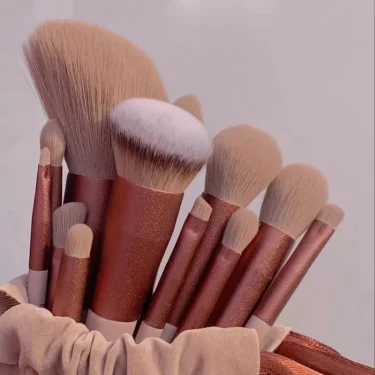 13 PCS Makeup Brushes Set Eye Shadow Foundation Women Cosmetic Brush Eyeshadow Blush Beauty Soft Make Up Tools Bag 2
