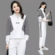 Women Cloting Sets Sweatshirt+Pants 2Pcs Sports Suit Fashion Streetwear Zipper Outfit Female Casual Tracksuit 6