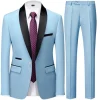 2 pcs set sky blue