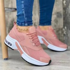 Women Sports Shoes Lady Vulcanized Shoes Outdoor Platform Shoes Female Casual Fashion Sneakers Women Wedge Large Size 35~43