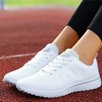 Women's Sneakers White Shoes For Women Sport Sneaker Breathe Shoes Sports Tennis Lady Athletic Shoe Sneakers Casual Shoes Female 4