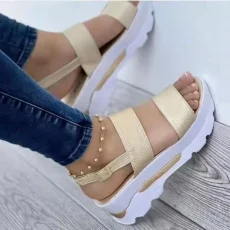 Women Sandals Lightweight Heels Sandals Summer Shoes for Women Wedge Sandal with Platform Sandalias Mujer Wedges Shoes Female 6