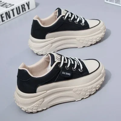 The New Retro Women Shoes Spring Platform Shoes Casual Sneakers Versatile Fashion Designer Shoes High Quality  Women Sneakers 4