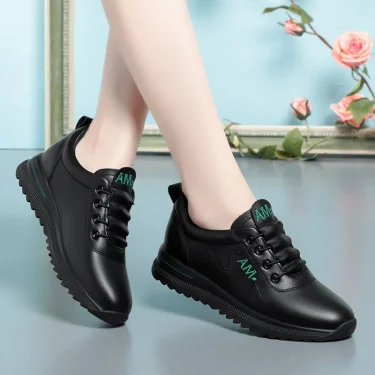 Little White Shoes Women's Sports Casual Soft Single Shoes Spring Autumn Designer Sneakers Middle-aged And Elderly 5