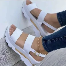 Women Sandals Lightweight Heels Sandals Summer Shoes for Women Wedge Sandal with Platform Sandalias Mujer Wedges Shoes Female 2