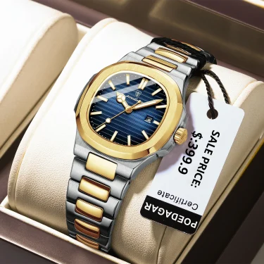 POEDAGAR Luxury Square Watch for Woman Waterproof Luminous Date Ladies Watch Stainless Steel Quartz Women's Watches Female Reloj 2