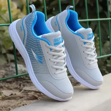 Ladies Daily Women's Shoes Casual Sports Korean Fashion Breathable Flat Bottom Running Light Travel Sneakers 5