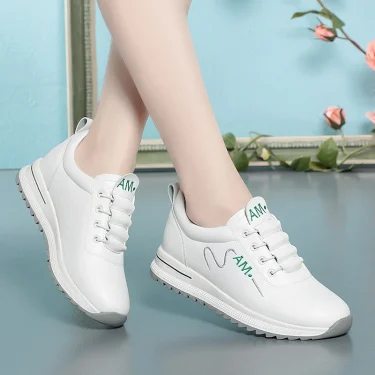 Little White Shoes Women's Sports Casual Soft Single Shoes Spring Autumn Designer Sneakers Middle-aged And Elderly 4