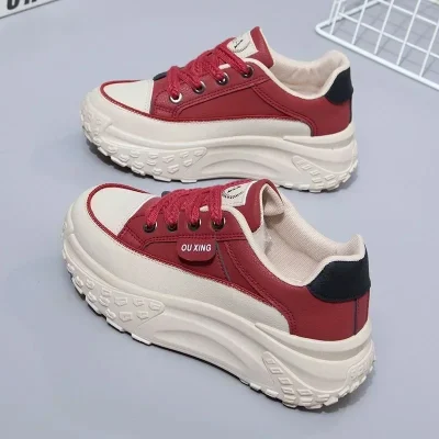 The New Retro Women Shoes Spring Platform Shoes Casual Sneakers Versatile Fashion Designer Shoes High Quality  Women Sneakers 6