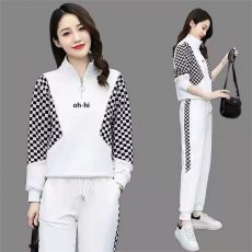 Women Cloting Sets Sweatshirt+Pants 2Pcs Sports Suit Fashion Streetwear Zipper Outfit Female Casual Tracksuit