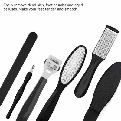 8 PCS Foot Grinder To Remove Dead Skin Calluses Household Pedicure Foot Shaving Foot Sanding Sanding Board Pedicure Tool Set 6