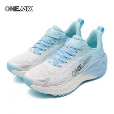 ONEMIX New Road Running Shoes Lightweight breathable Cushioning Men Training Outdoor non-slip sport fitness Sneakers