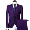 Purple 3Pcs