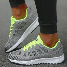 Women's Sneakers 2023 Breathable Trainers Comfortable Sneakers Women Mesh Fabric Lace Up Female Footwear Women Shoes Zapatillas 3