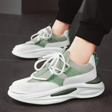 Luxury Men's Sneakers Designer Platform Men Running Shoes Quality Comfortable Casual Shoes Lace-Up Men Sport Shoes tenis hombres 2