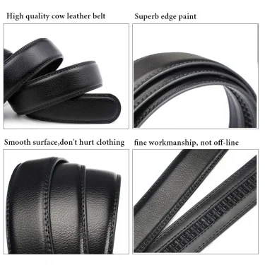 Personalized Belt Men Gift Engraved Custom Name LOGO Automatic Buckle Belts 140 150 160cm Plus Size Letter Gift for Him Men 5