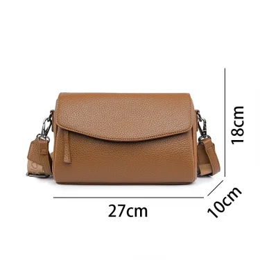Authentic Genuine Leather Women's Shoulder Bag Fashion Retro Female Crossbody Bags Wallet Luxury Designer Brand Messenger Sac 2