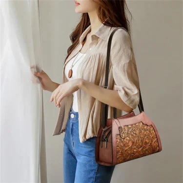 Casual Tote Luxury Leather Handbags Purse Women Bag Designer Messenger Shoulder Crossbody Bag for Female Shopper Sac A Main 3
