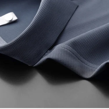 Men's Casual Embroidered Inch Shirt Spring 2024 Light Business Wrinkle-free Slim fit Shirt By Huafuge 4