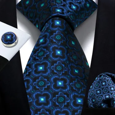 Mens Tie Paisley Jacquard Woven 8cm Formal Business Wedding Necktie Pocket Square Set Suit Cravat High Quality Handmade Gravata 5
