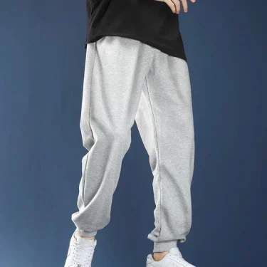 Men's Casual Sweatpants Running Sports Pants Workout Gym Jogging Long Pants Women Loose Drawstring Trousers Fashion 11 Colors 2