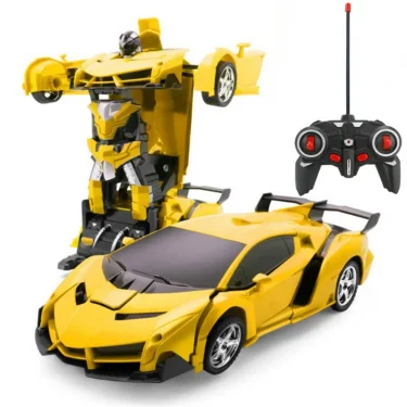 1/18 Rc Transformer Car 2 in 1 Transformation Robots Models Remote Control Car Racing Toy Fighting Toy Gift Boys Birthday Toy 3