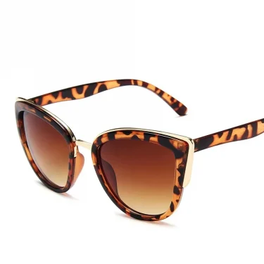 MUSELIFE Cateye Sunglasses Women Vintage Gradient Glasses Retro Cat eye Sun glasses Female Eyewear UV400 2