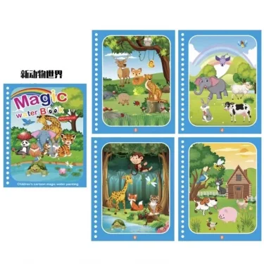 NEW Kids Magic Water Drawing Books Coloring Books Painting Toys for Kids Birthday Christmas New Year Gift for Boys and Girls NEW 4