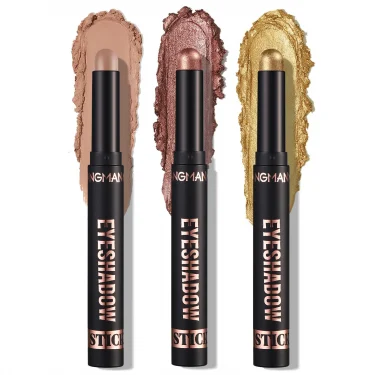 LANGMANNI 16 color pearl eyeshadow stick waterproof long lasting color eyeshadow Face Highlight 3