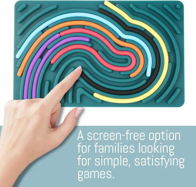 1Set Sensory Activity Board, Sensory Activity Board: Silicone Fidget Toy for Calming, Stress, Anxiety, ADHD & Autism 1