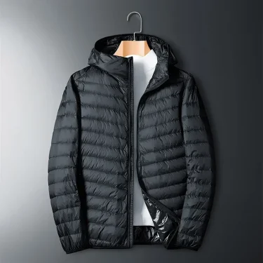 Autumn Winter White Duck Down Jacket Men Light Weight Warm Waterproof Casual Outdoor Portable Male Puffer Coats 4