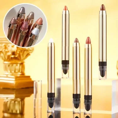 Double-sided Eyeshadow Stick - Highlighter & Brightening Pen with Pearly Glitter & Matte Finish 5