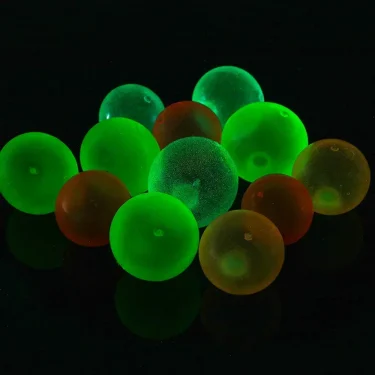 1-4Pcs Luminous Balls High Bounce Glowing Ball Sticky Wall Home Party Decor Kids Adult Gift Anxiety Stress Relieve Toy 4.5cm/6cm 5