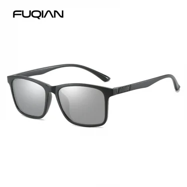 Light Weight TR90 Men Sun Glasses Classic Square Polarized Sunglasses For Male High Quality Driving Eyewear Outdoor Shades UV400 3