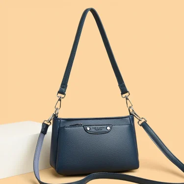 High Quality Leather Handbag Women Shoulder Messenger Bag Brand Designer Female Tote bag Ladies Crossbody Purse Luxury Sac 4