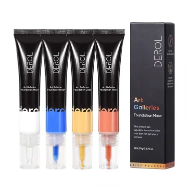 4 Colors Correction Makeup Base Color Adjustment White Blue Yellow Orange Base Blender Makeup Custom Shadow Blend Pigment Beauty 1