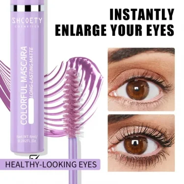 Red Brown Eyelashes Mascara Christmas Stage Makeup Colored Mascara Cream Blue Green Lasting Waterproof Mascara Curling Eyelashes 2