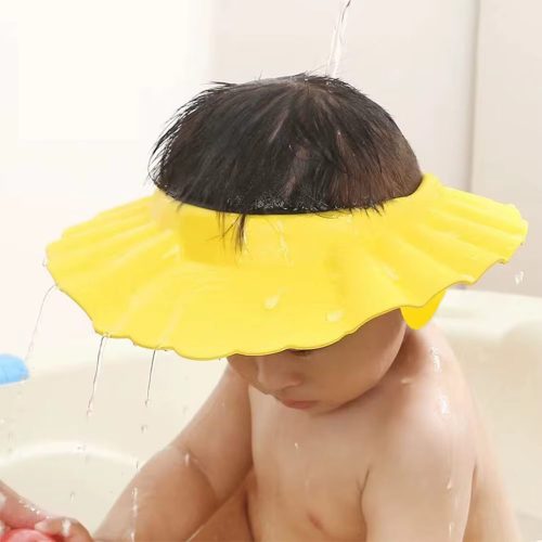 Baby Shampoo Hat Children's Waterproof Ear Protective Hat Photography Accessories Adjustable Children's Barber Hat Toddler Showe