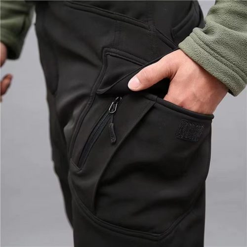 Men's City Gargo Winter Tactical SharkSkin Jackets Hiking Pants Fishing Climbing Trekking Casual Hunting Camping Trousers M-5XL