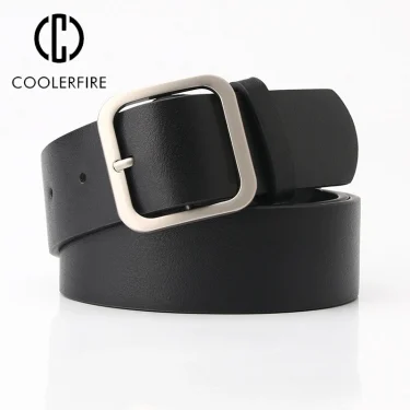 Women's Trousers Belt Pu Leather Belt for Women's Dress and Jeans Designer Belt Women Belt Simple Black Belt Female Strap DT171 1