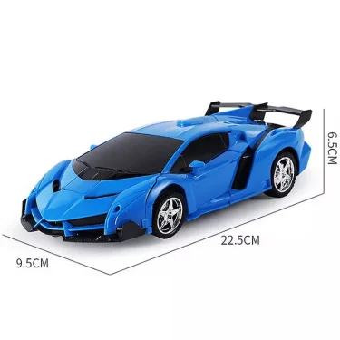 2IN1 Electric RC Car Transformation Robots One-key Deformation Car Outdoor Remote Control Sports Car Model Children Boys Toys 6