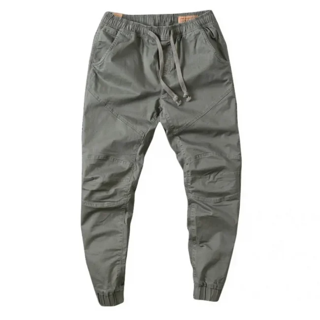 Stylish Joggers Pants Sporty Pure Color Slim Pants Solid Color Male Men Cargo Pants Men Clothes 2