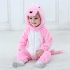 Romper Pink Dinosaur