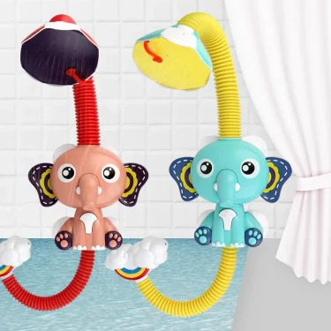 New Bath Toys Baby Water Game Elephant Model Faucet Shower Electric Water Spray Toy Swimming Bathroom Baby Toys For Kids Gifts 3
