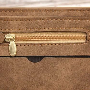 High Quality Fashion Mini Men's Luxury Business Wallet Card Holder Man Purse Coin Bag Zipper Gift For Men 5