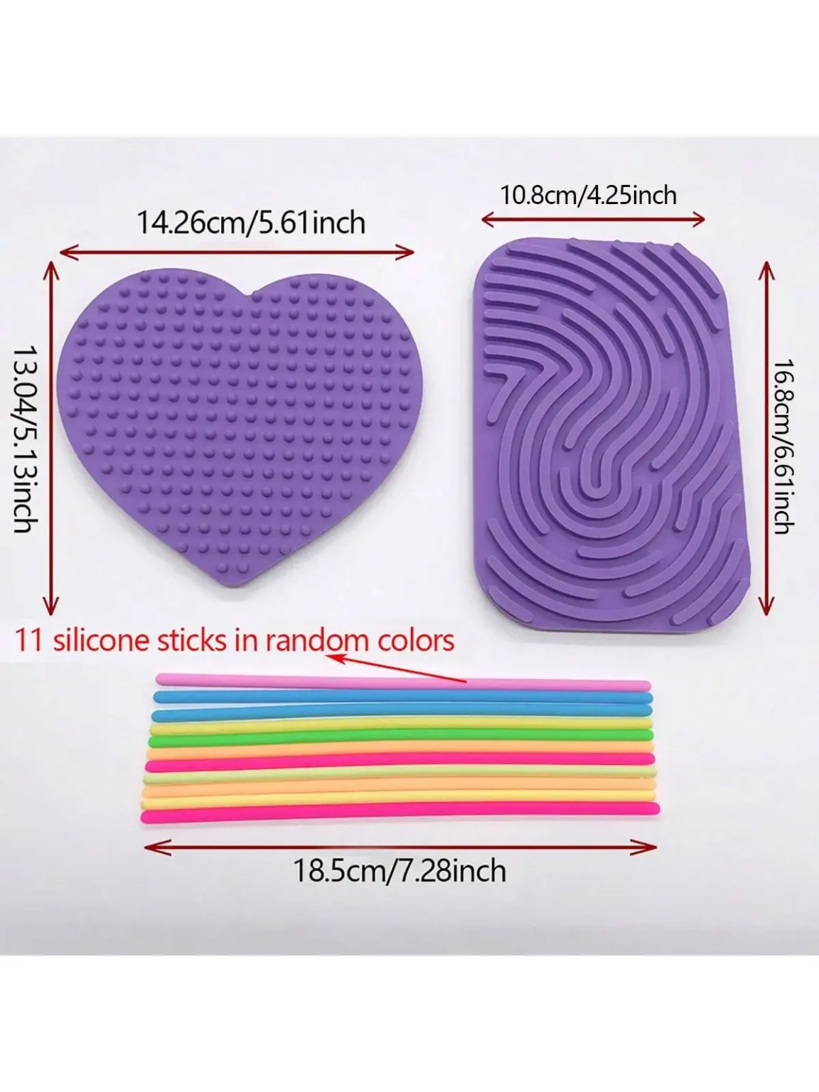 1Set Sensory Activity Board, Sensory Activity Board: Silicone Fidget Toy for Calming, Stress, Anxiety, ADHD & Autism 3