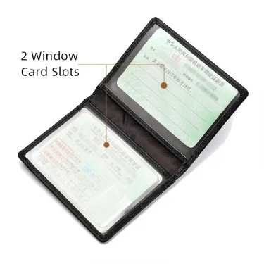 YUECIMIE Super Slim Soft Wallet Genuine Leather Mini Credit Card Holder Wallets Purse Thin Small Card Holders Men Wallet 5