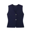 dark blue top